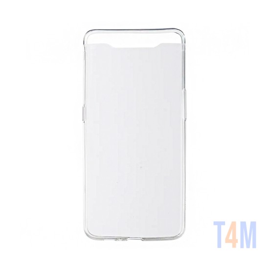Capa de Silicone Macio para Samsung Galaxy A80 Transparente